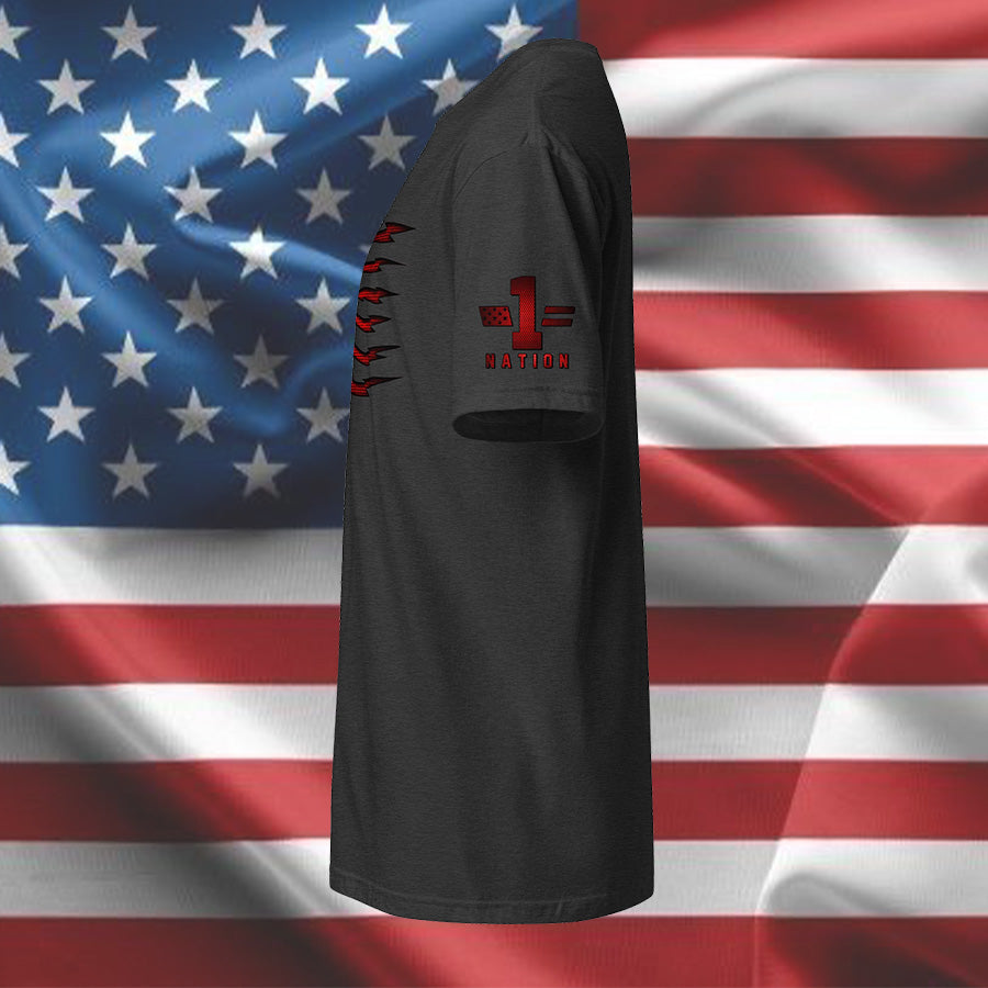 Red Carbon Bolt Onyx American Flag