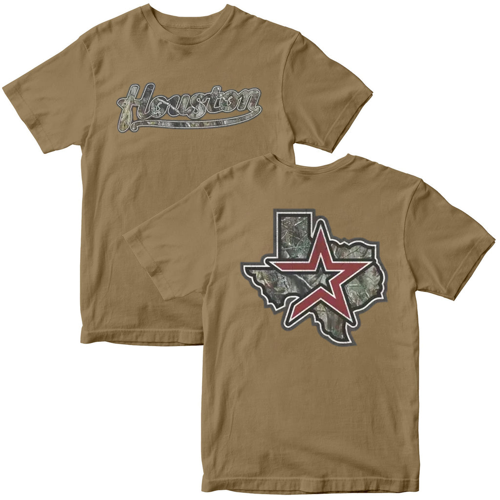 Houston Texas Camo Graphic Tee