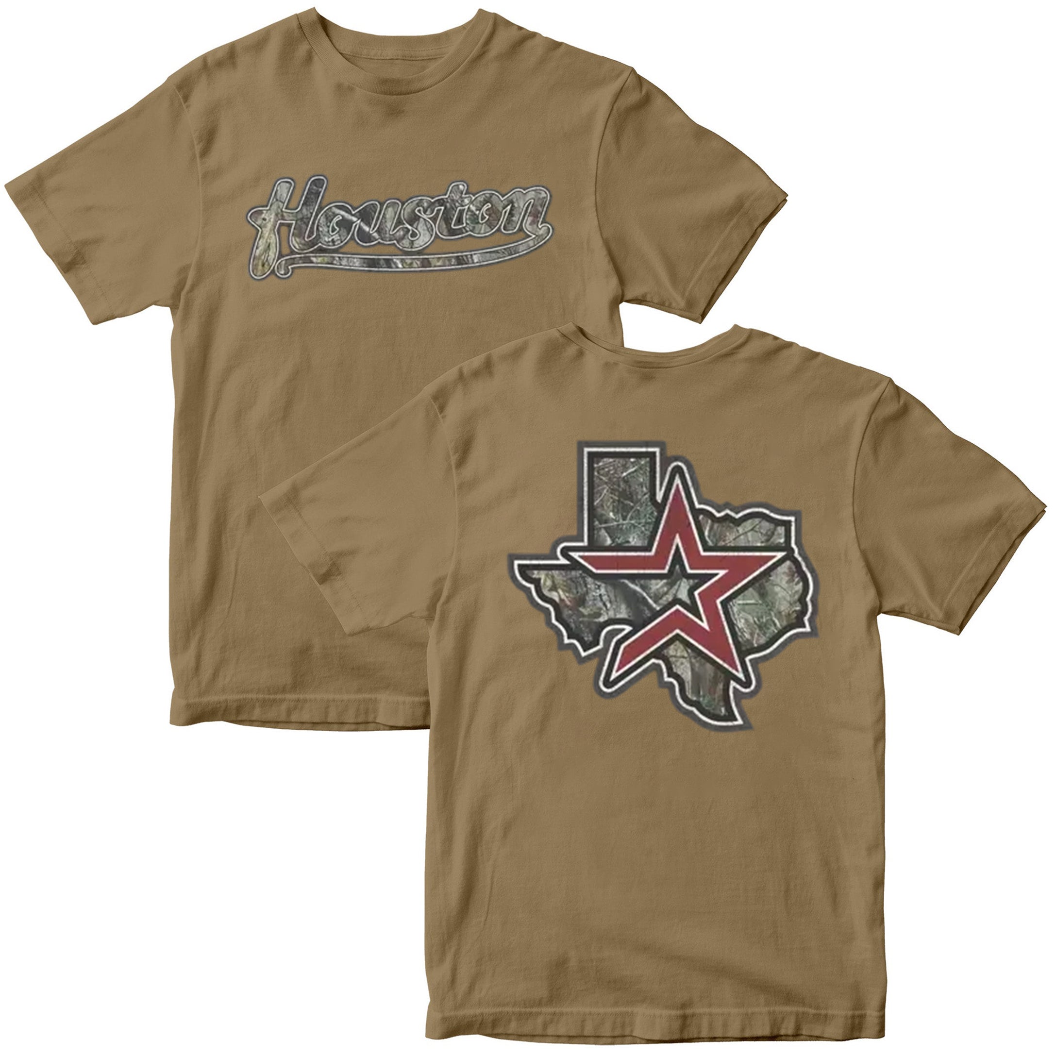 Houston Texas Camo Graphic Tee