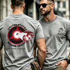 USMC Military Style Graphic T-Shirt