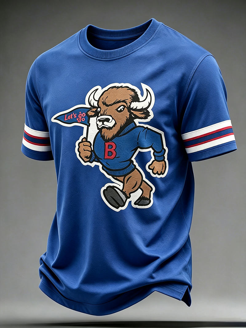 Men's Football Print Shirt