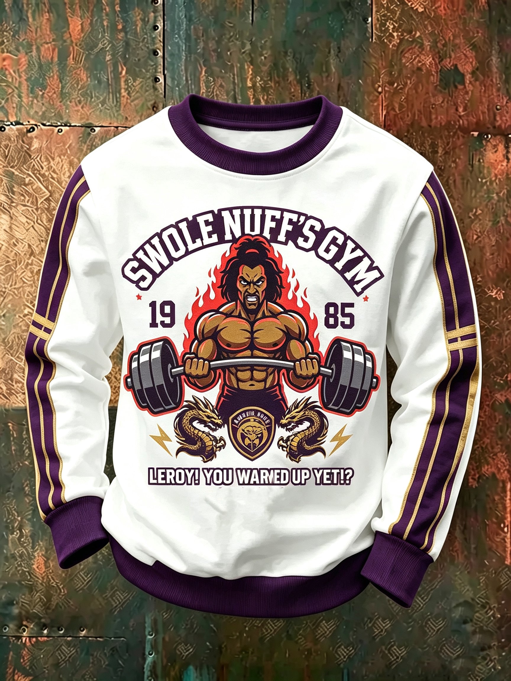 Swole Nuff's Gym 1985 Sweatshirt