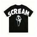 Ghostface Scream Spooky Casual Short Sleeve T‑Shirt