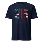 Men’s 911 Remember 25th Anniversary Patriotic Memorial T‑Shirt