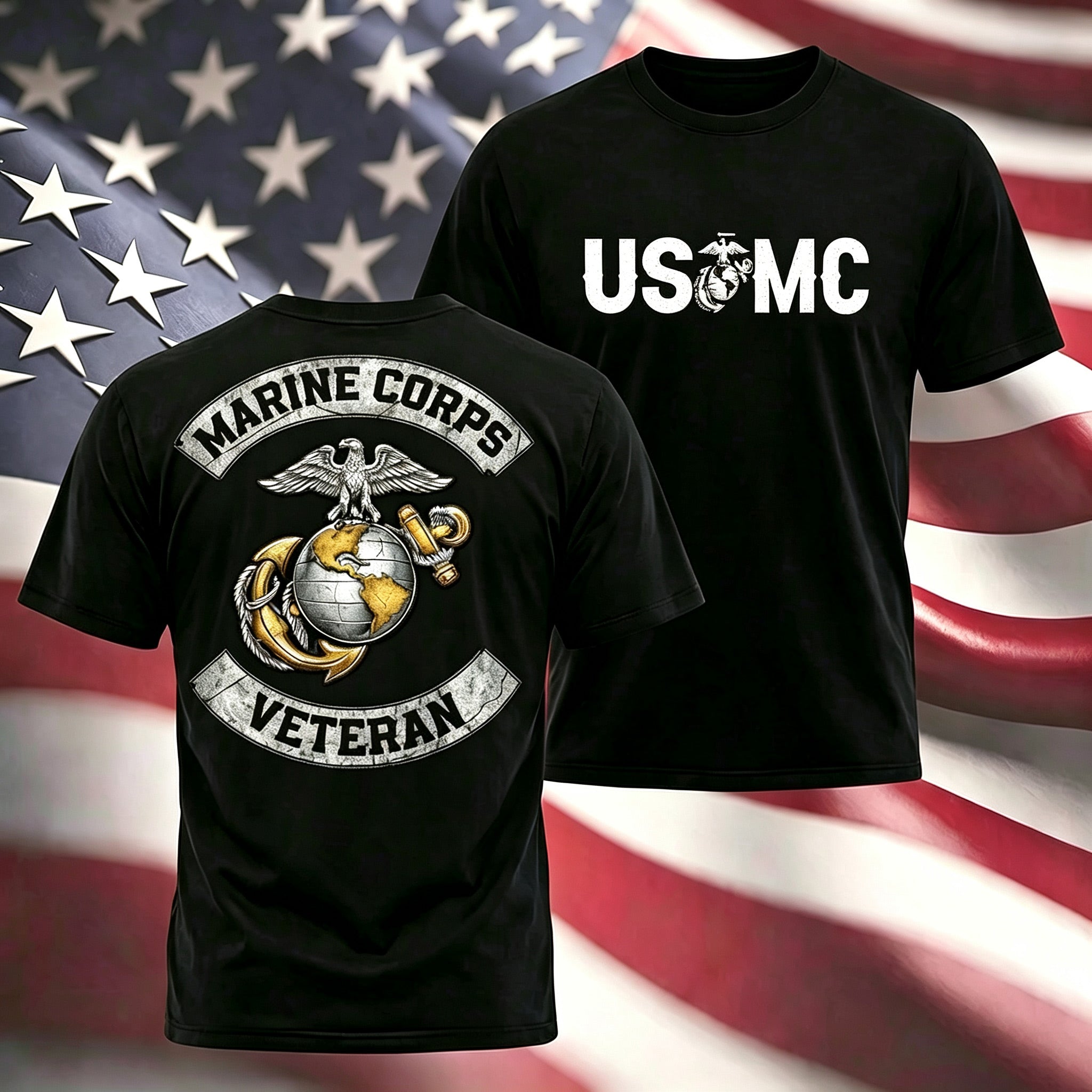 Retro Warrior Badge Print Men Casual Tee