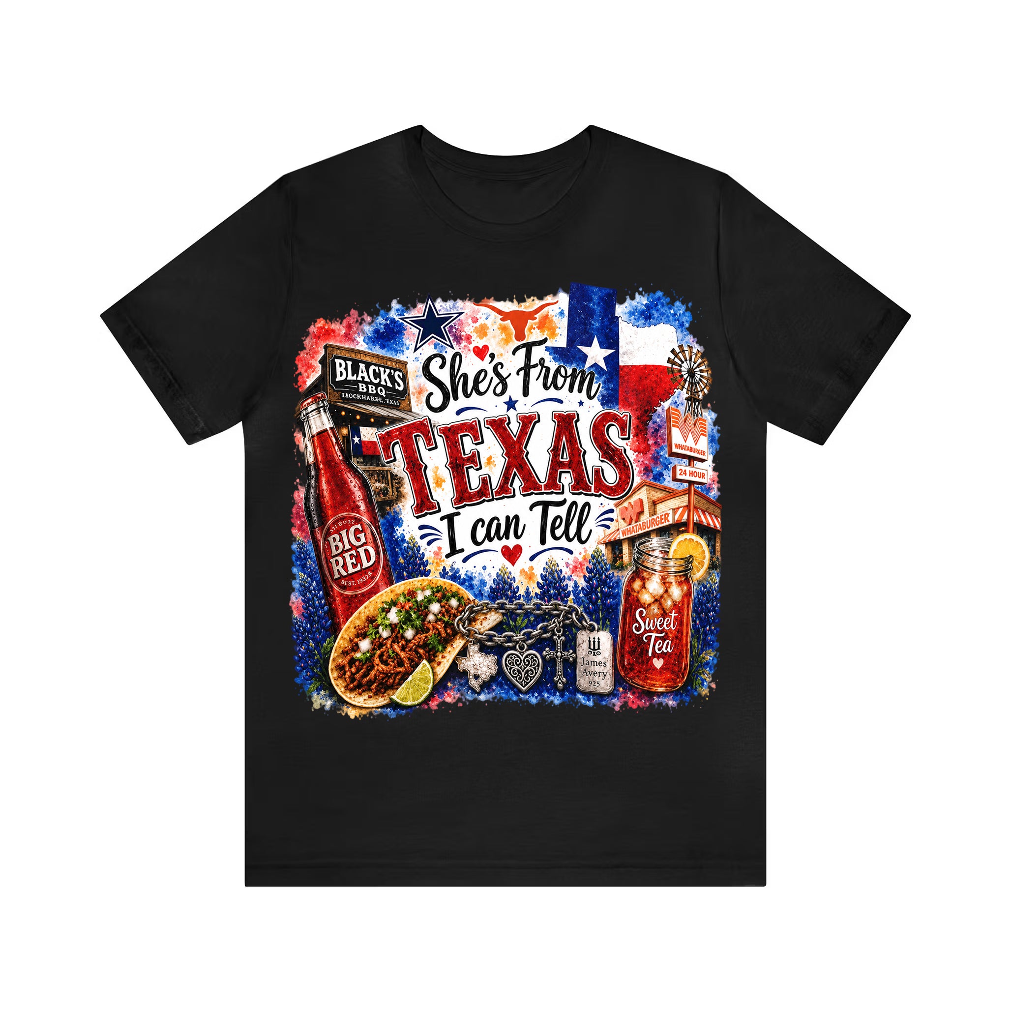 Shes from Texas I Can Tell Lyric Unisex T-shirt