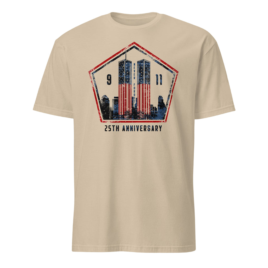 Men’s 911 25th Anniversary Memorial Patriotic T‑Shirt