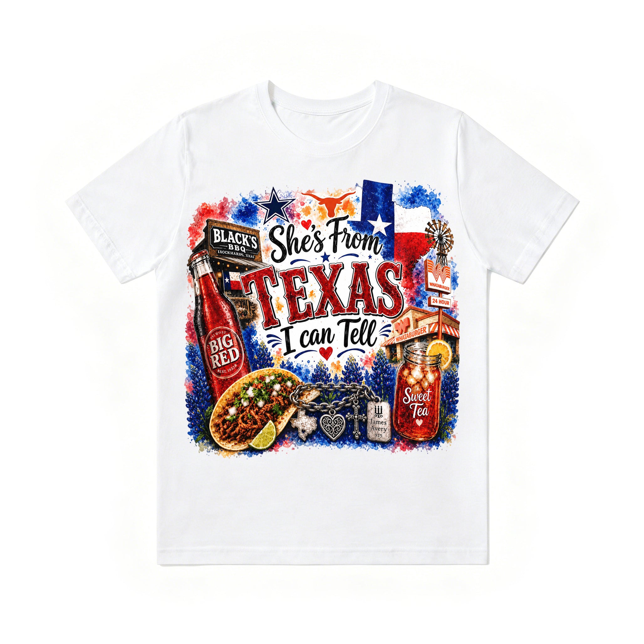 Shes from Texas I Can Tell Lyric Unisex T-shirt