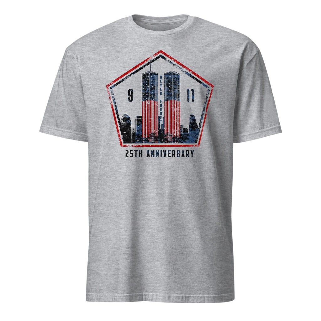 Men’s 911 25th Anniversary Memorial Patriotic T‑Shirt