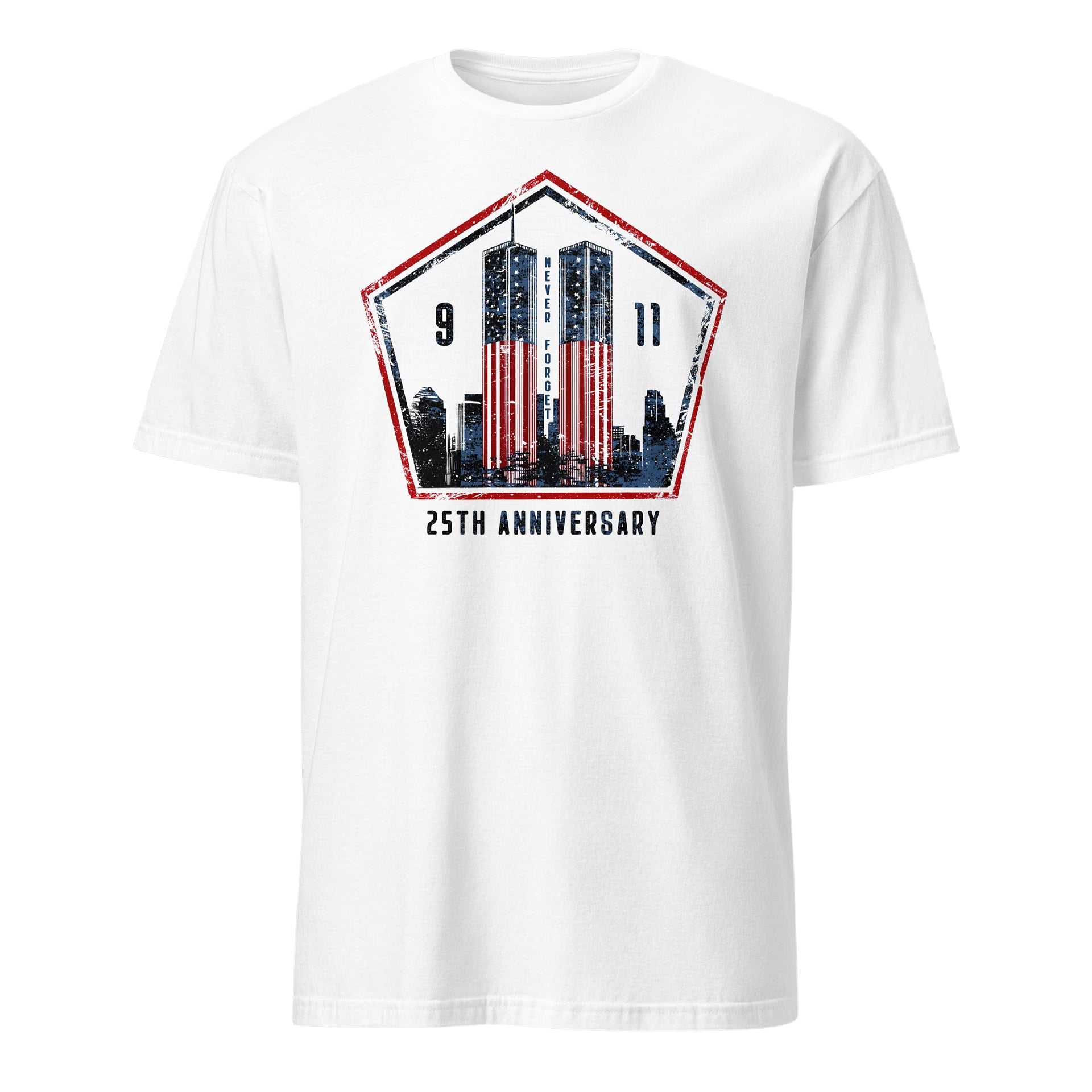Men’s 911 25th Anniversary Memorial Patriotic T‑Shirt