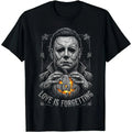 Horror Character Pumpkin Casual Short‑Sleeve T‑Shirt