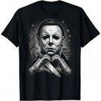 Horror Character Pumpkin Casual Short‑Sleeve T‑Shirt