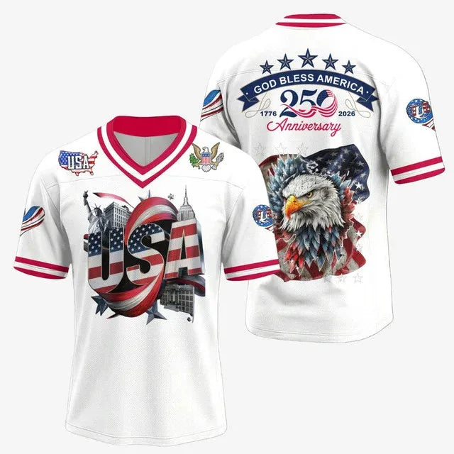 Premium AMC 250th Anniversary V-neck Baseball Jersey HY