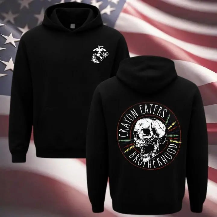 USMC Crayon Eaters Brotherhood Hoodie