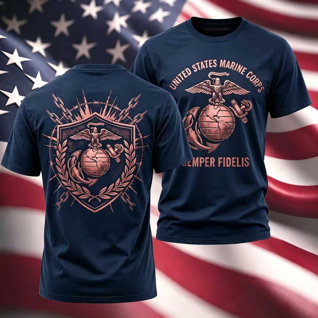 Men Retro Laurel Badge Graphic Tee