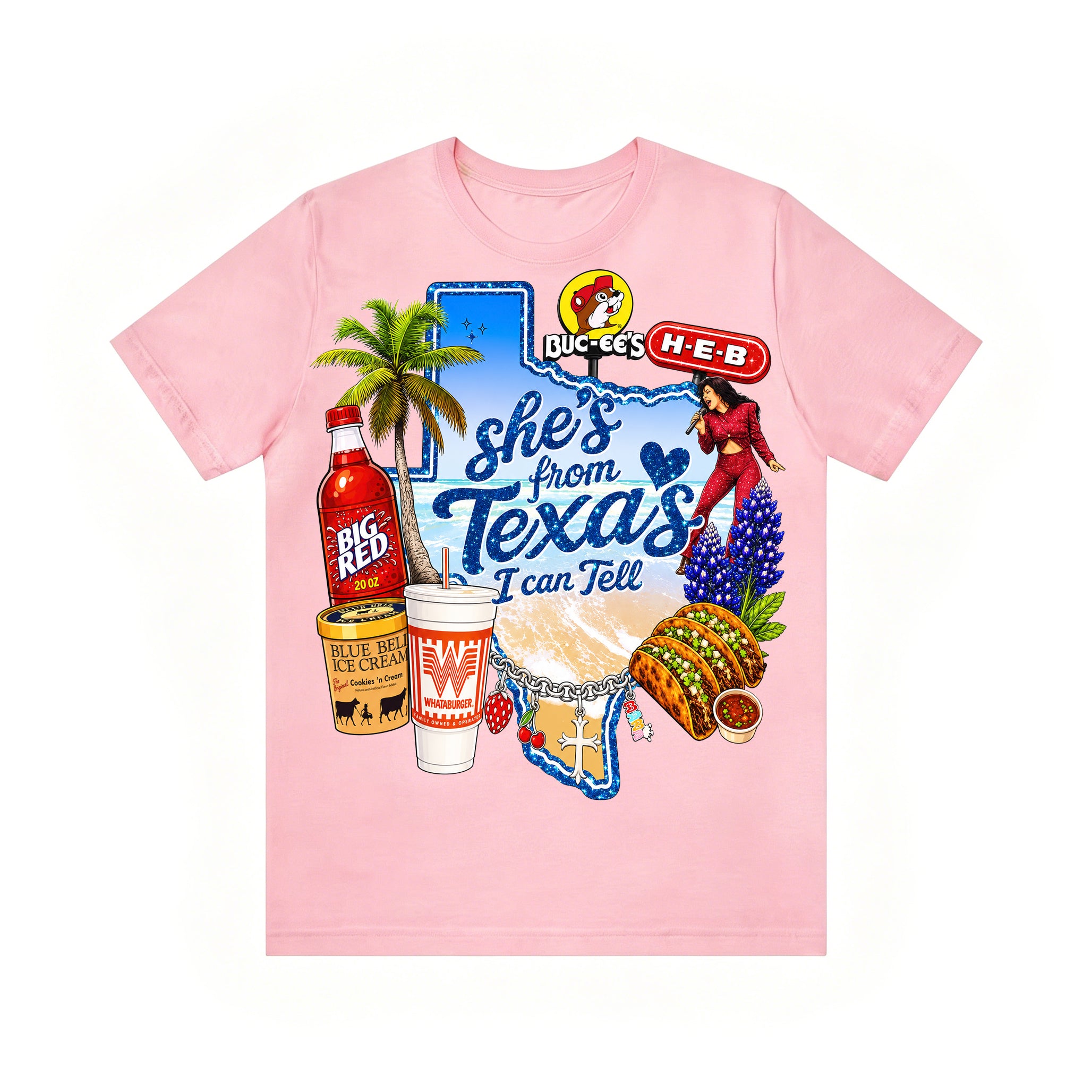 Shes from texas i can tell Unisex T-shirt