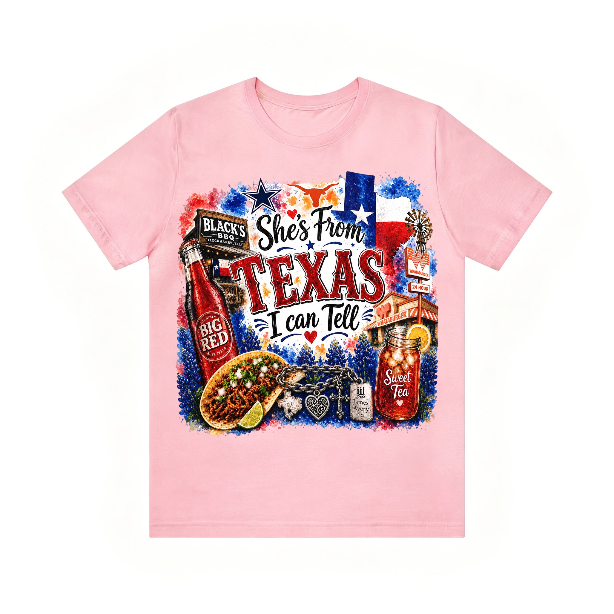 Shes from Texas I Can Tell Lyric Unisex T-shirt