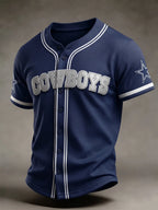 Men's Football Print Shirt