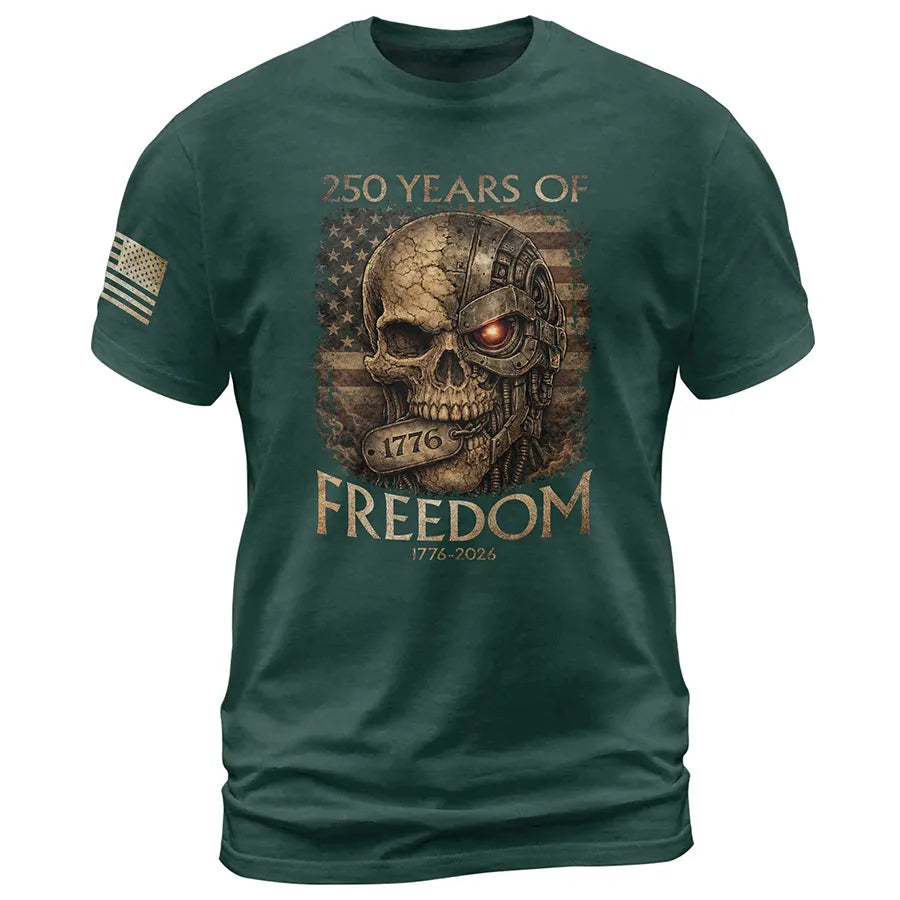 USA 250th Anniversary 250 Years Shirt 1776-2026 Mental Strength Freedo
