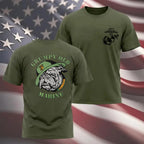 Grumpy Old Marine Bulldog Mascot T-shirt