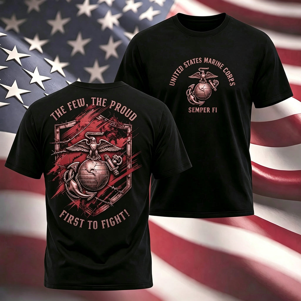 Men Retro Warrior Slogan Graphic Tee