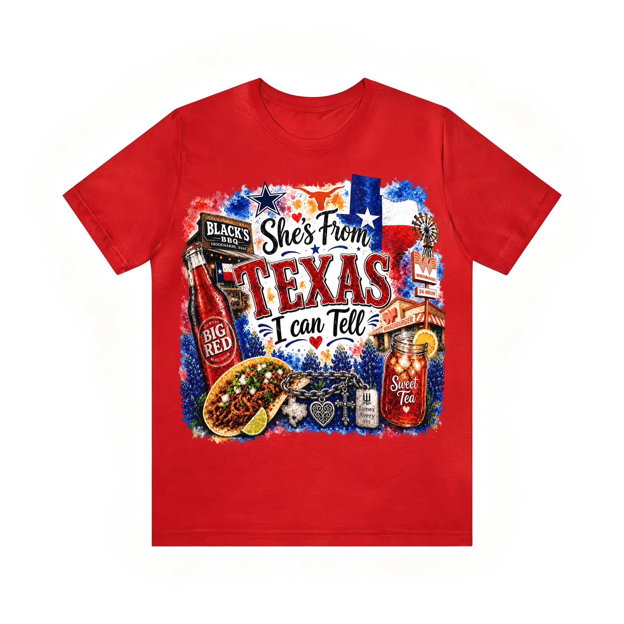 Shes from Texas I Can Tell Lyric Unisex T-shirt