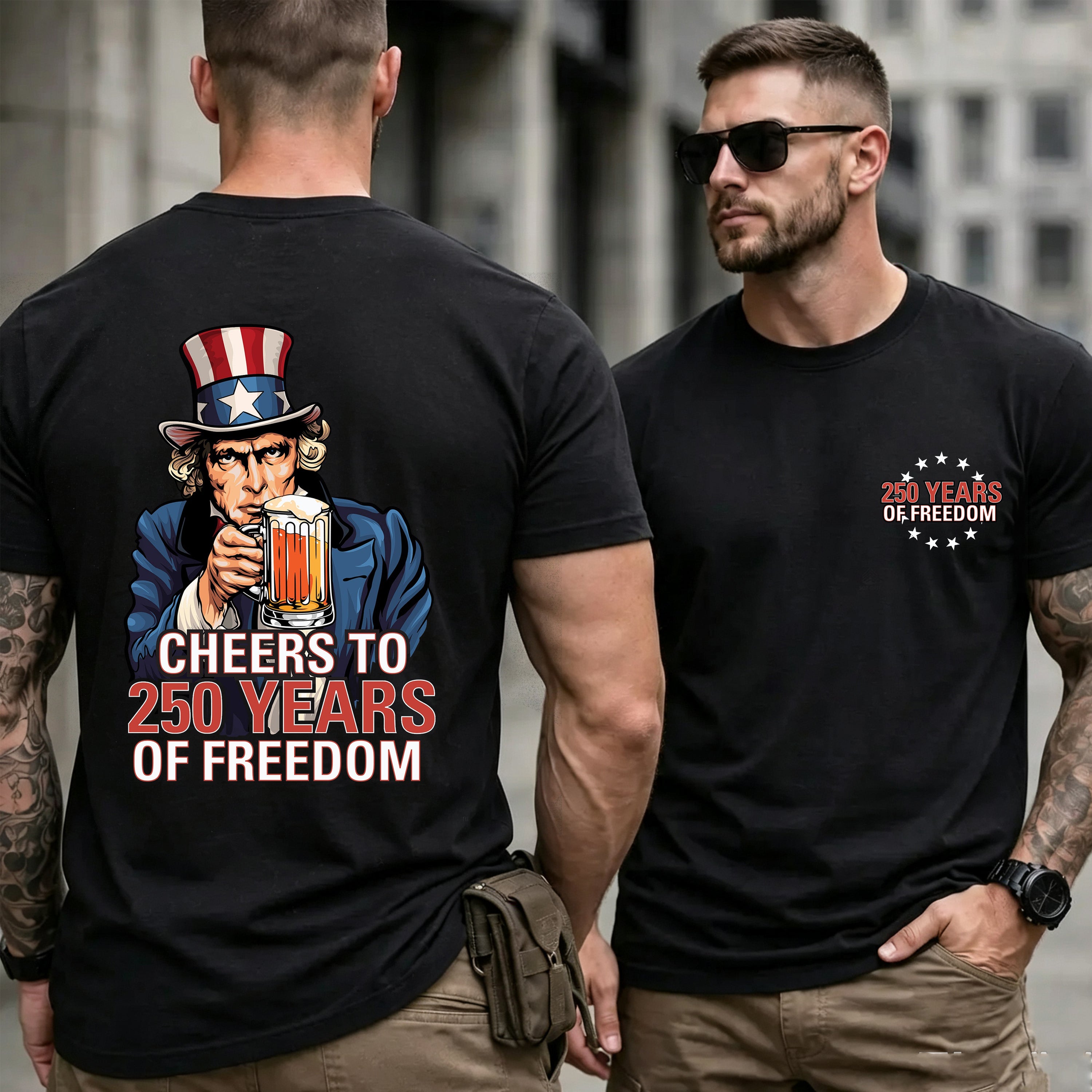 Cheers to 250 Years of Freedom T-Shirt
