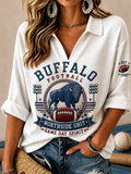 Women's Commemorative Graphic T-Shirt for Rugby Fans