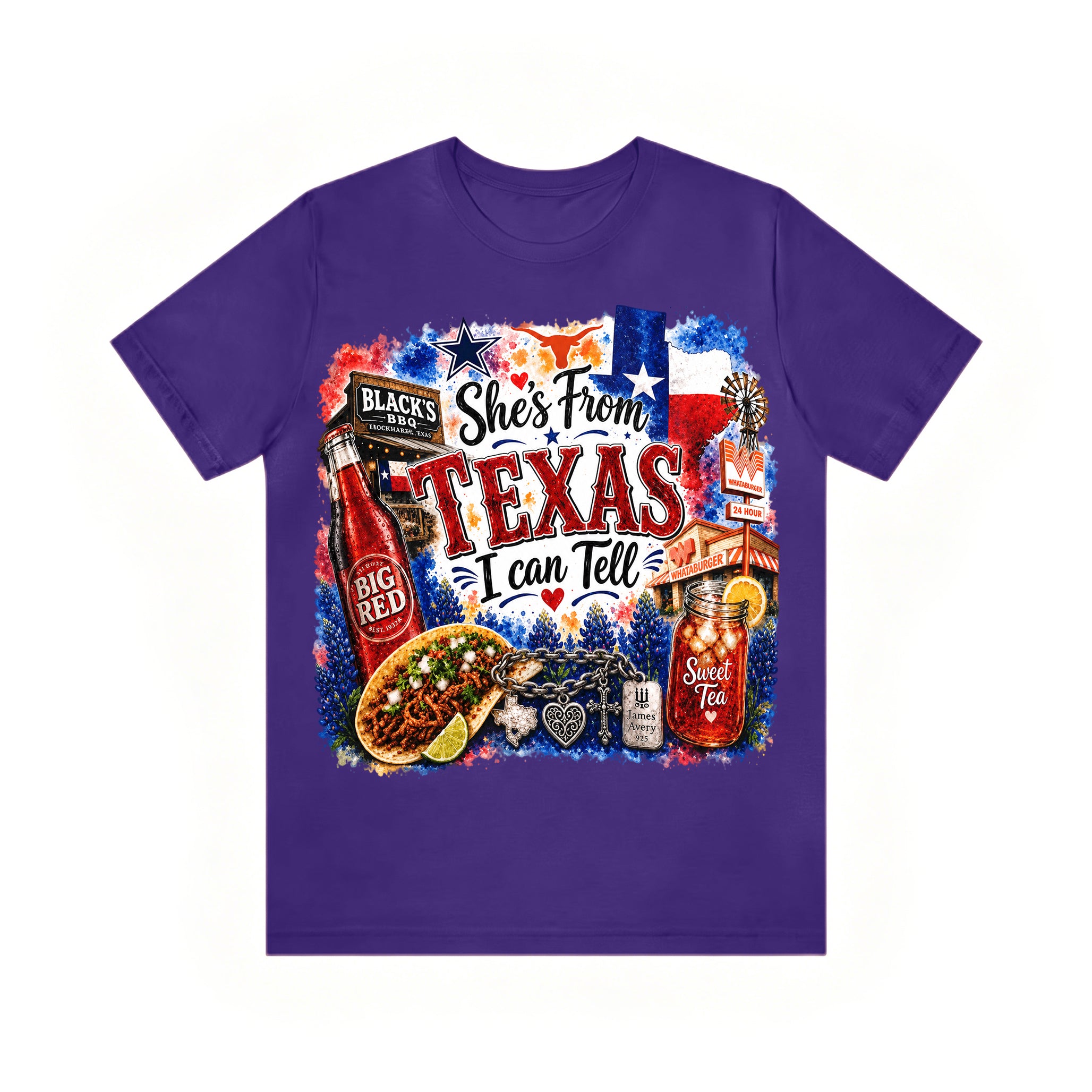 Shes from Texas I Can Tell Lyric Unisex T-shirt
