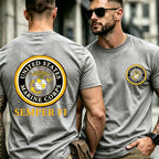 USMC Military Style Graphic T-Shirt