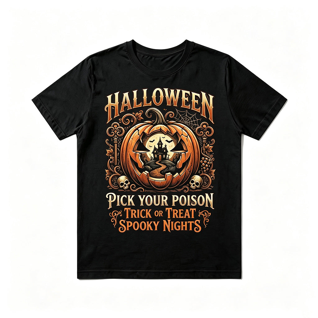 Pick Your Poison Spooky Nights Fall Tee
