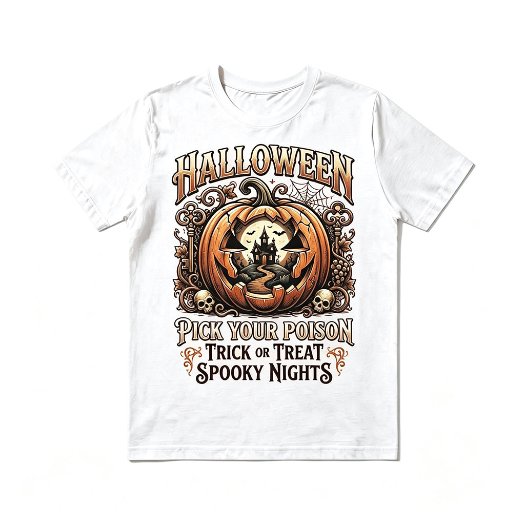 Pick Your Poison Spooky Nights Fall Tee