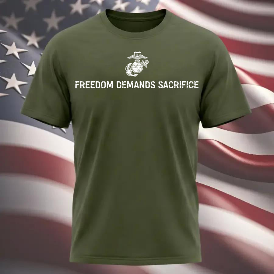 The 1% Who Serve” USMC T-Shirt