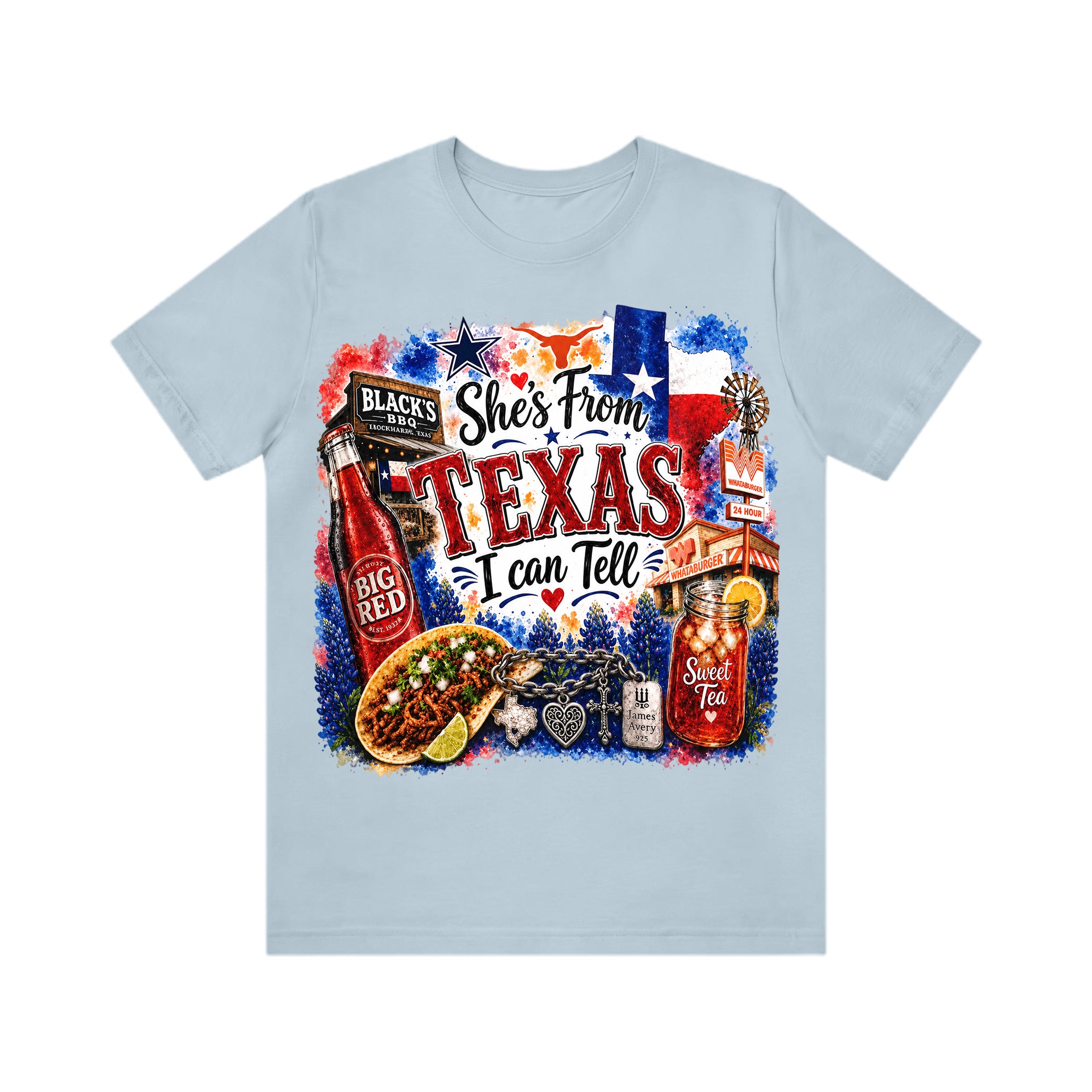 Shes from Texas I Can Tell Lyric Unisex T-shirt