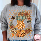 Coquette Pumpkin Fall Sweatshirt
