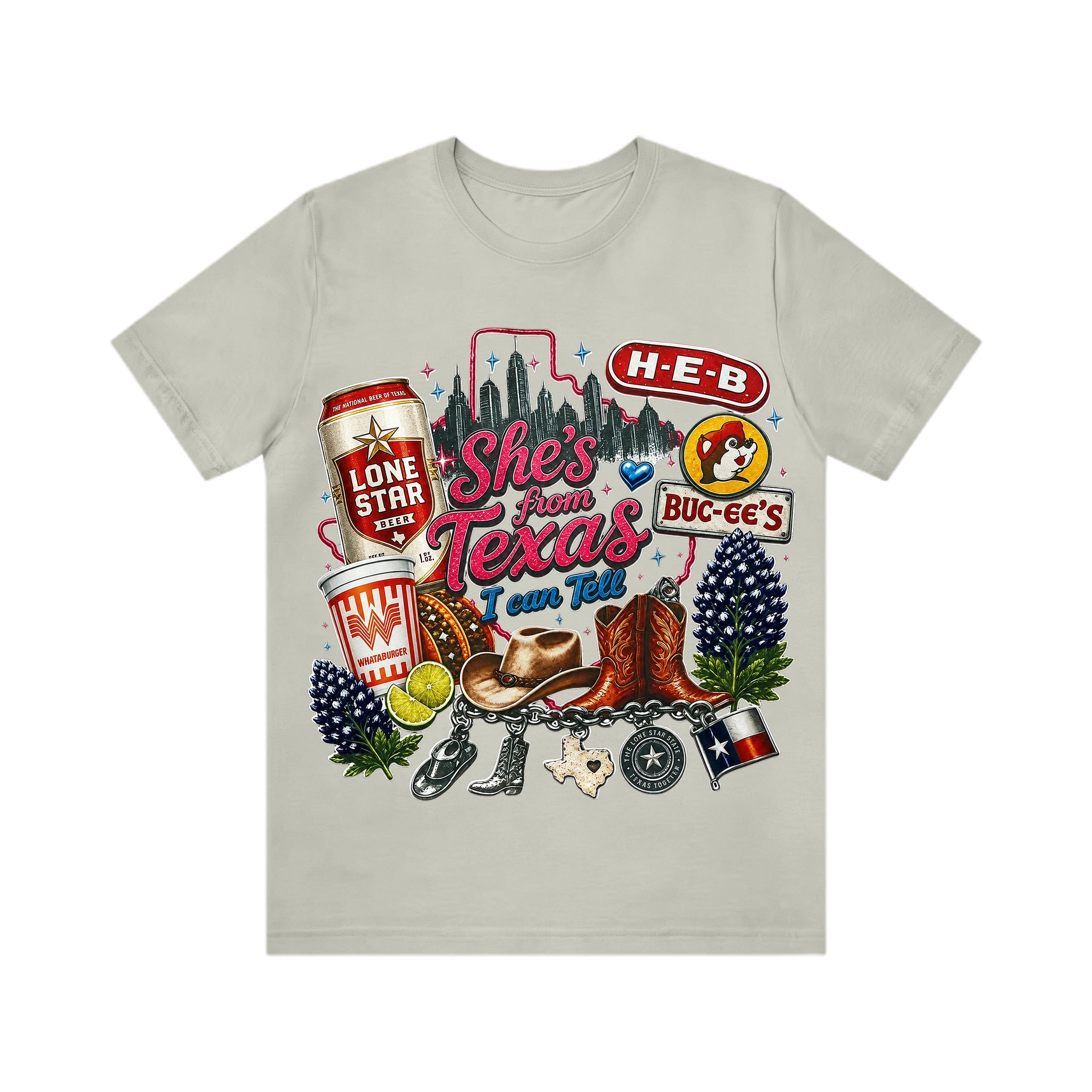 "She's From Texas I Can Tell" Unisex T-shirt