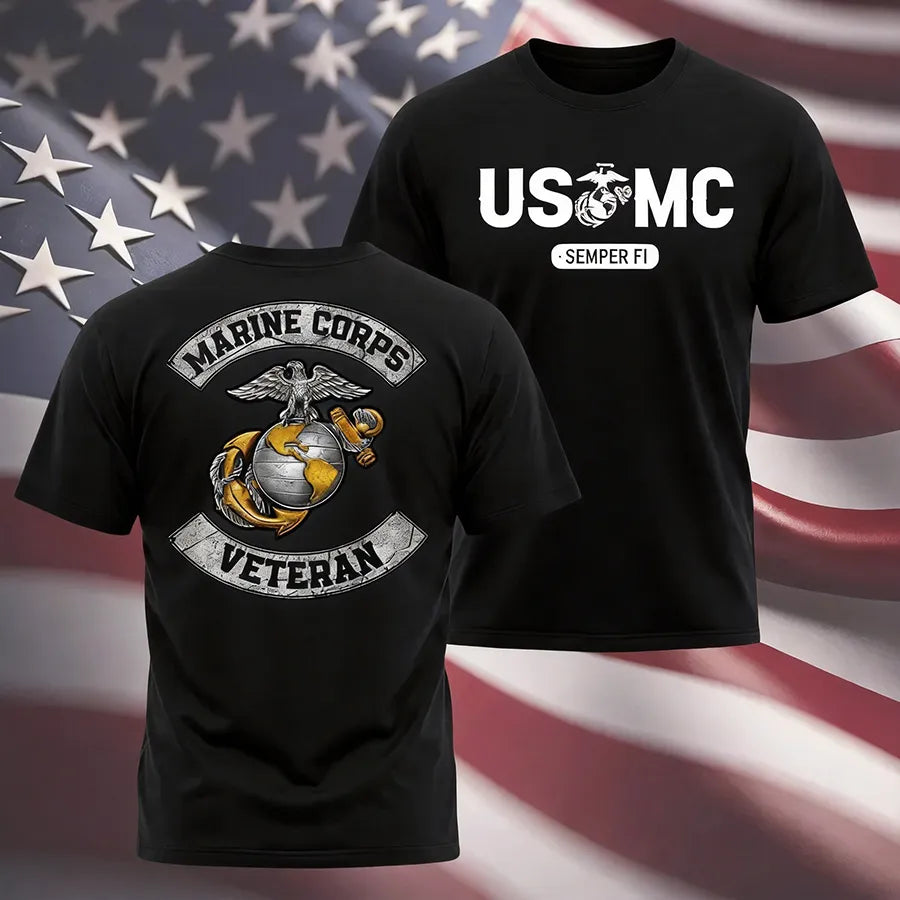 USMC Shirt - Soft Cotton Poly Blend Tee
