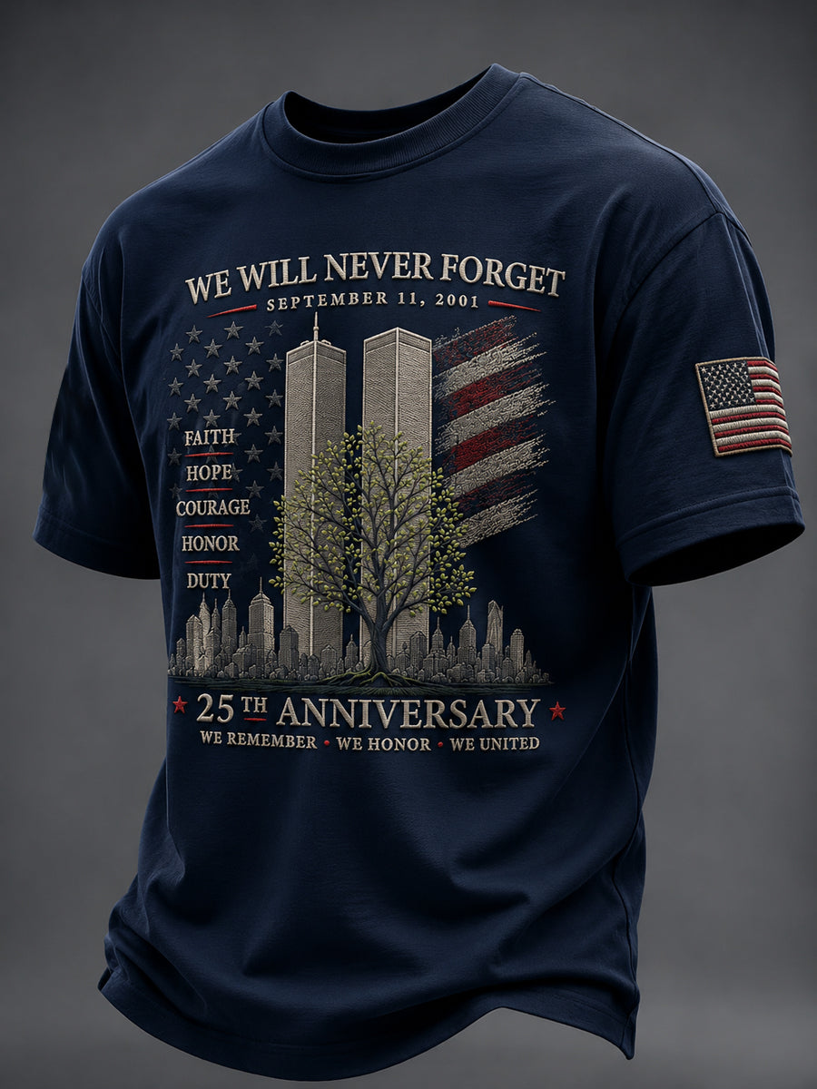 Men's America Printed T-shirt
