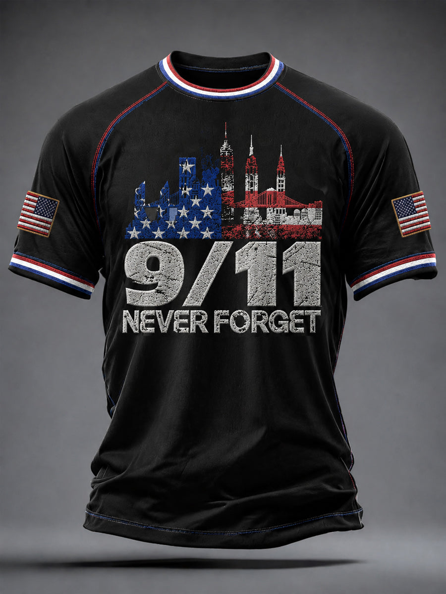 Men's America Printed Casual short sleeves t-shirt