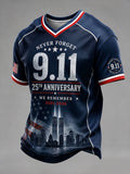 Men's 9.11 Never Forget V-neck T-shirt