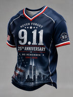 Men's 9.11 Never Forget V-neck T-shirt