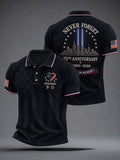 Men's 9/11 25th Anniversary We Will Never Forget Printed Shirt