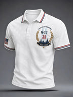Men's 9/11 25th Anniversary We Will Never Forget Printed Shirt