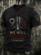 Men's 9.11 Never Forget  Printed T-shirt