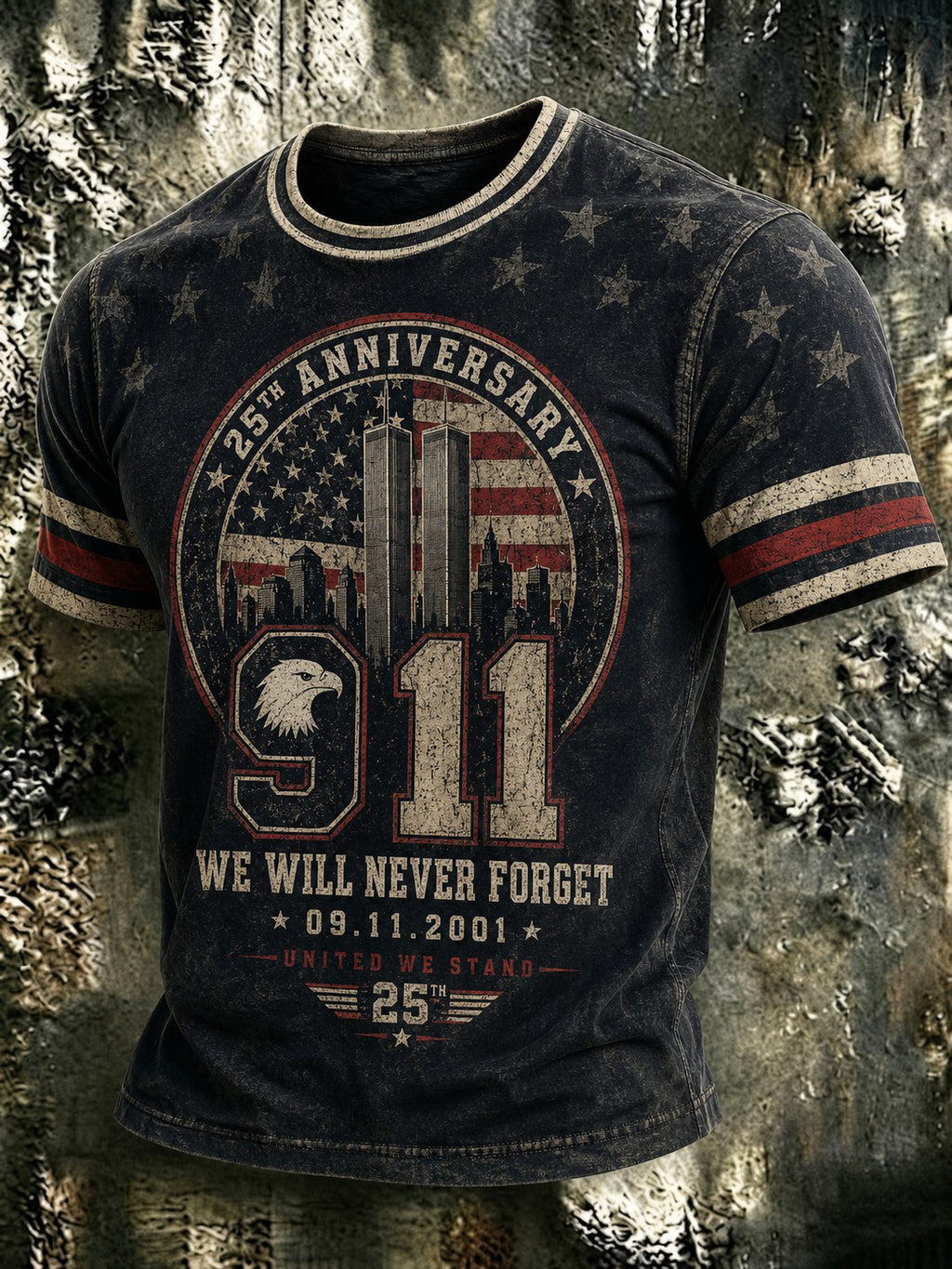 Men's 9.11 Never Forget  Printed T-shirt