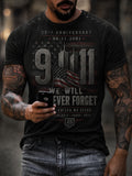 Men's 9.11 Never Forget  Printed T-shirt
