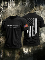 Men's 9.11 Never Forget 2977 Souls Printed T-shirt