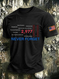 Men's 9.11 Never Forget Printed T-shirt