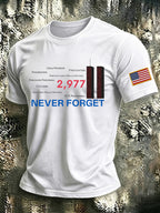 Men's 9.11 Never Forget Printed T-shirt
