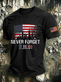 Men's 9.11 Never Forget Printed T-shirt